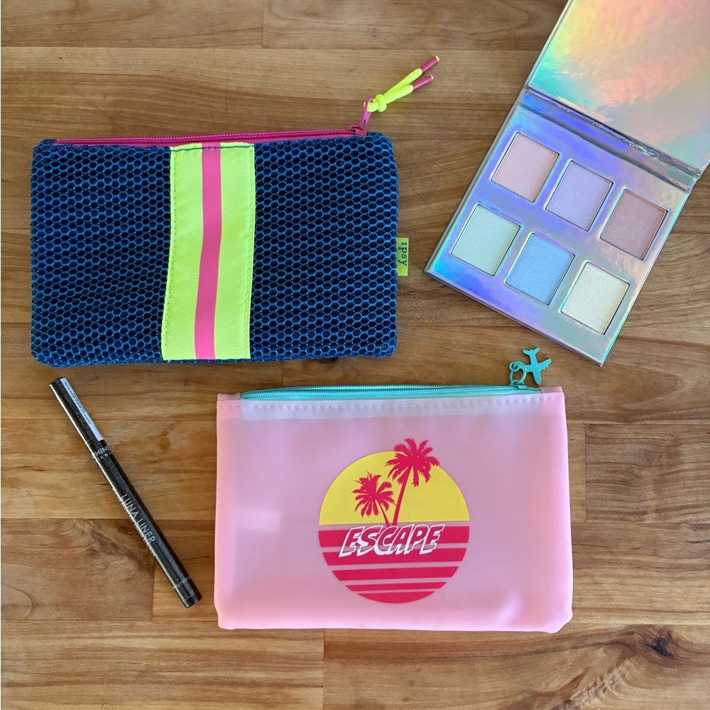 Ipsy Cosmetic Bags, Set of 2